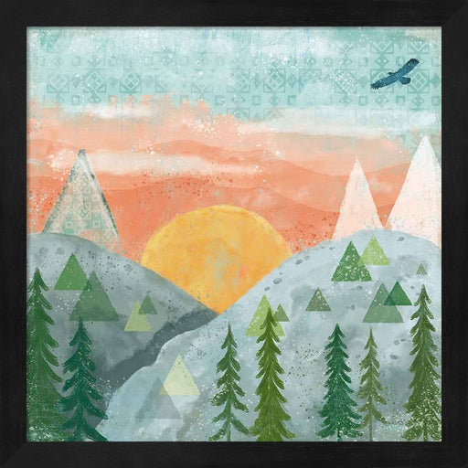 Woodland Forest VI No Words by Veronique Charron, Framed Art