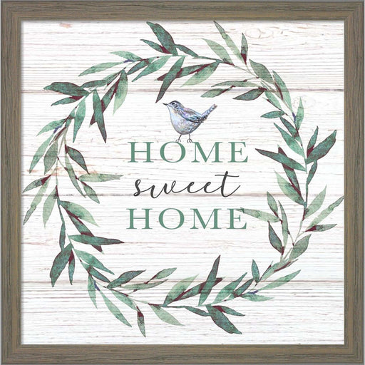 Home Sweet Home Bird by Elizabeth Tyndall, Framed Art