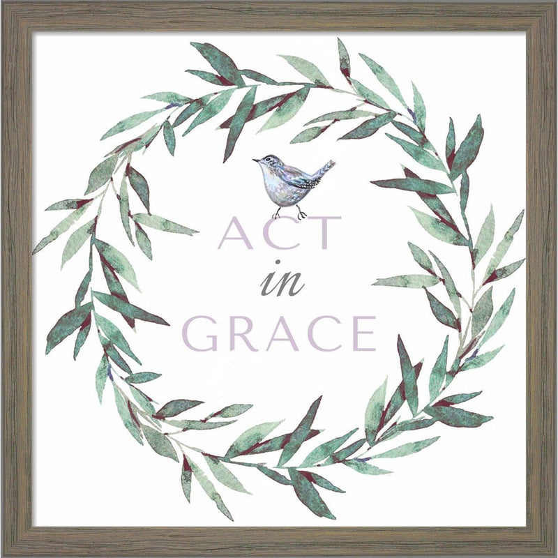 Act in Grace by Elizabeth Tyndall, Framed Art