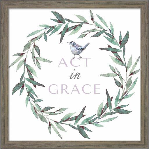 Act in Grace by Elizabeth Tyndall, Framed Art