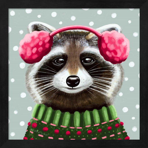 Cute Raccoon by Elizabeth Tyndall, Framed Art