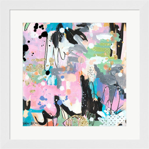 Abstract Polka Dot II by Valerie Wieners, Framed Art