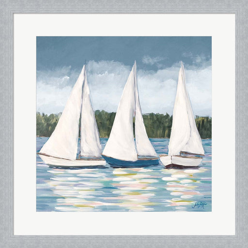 Soft Sail I by Julie DeRice, Framed Art