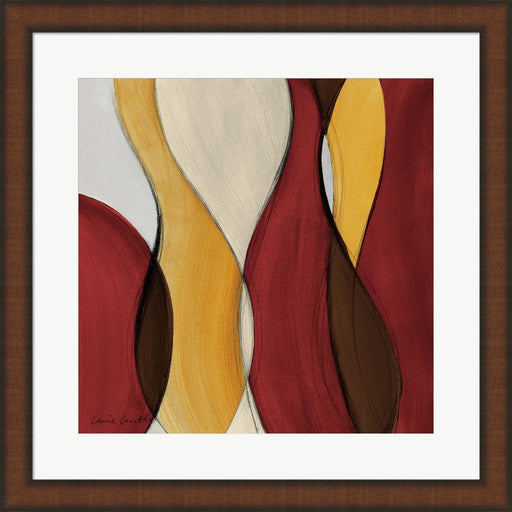Crimson Coalescence I by Lanie Loreth, Framed Art