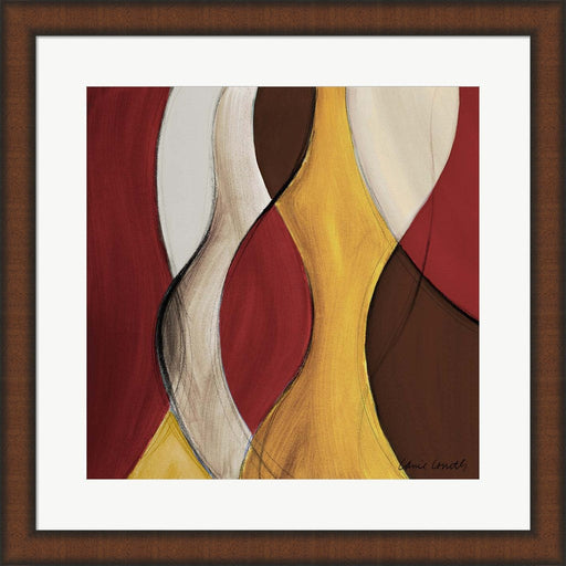 Crimson Coalescence II by Lanie Loreth, Framed Art
