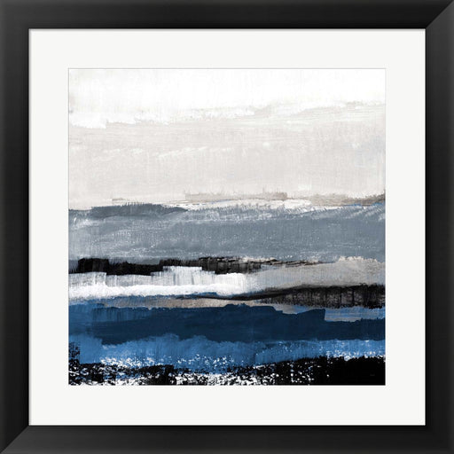 Polite Blue Journey by Lanie Loreth, Framed Art