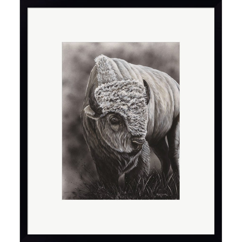 Sacred Tatanka by Angela Bawden, Framed Art