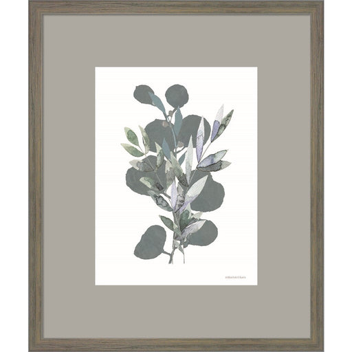 Watercolor Greenery Series by Bluebird Barn, Framed Art