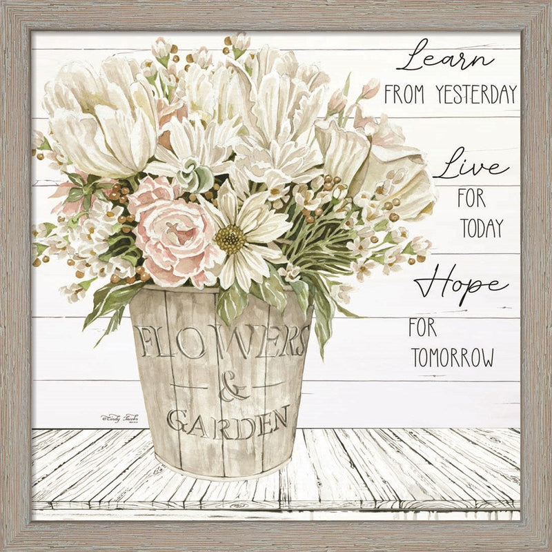 Learn from Yesterday by Cindy Jacobs, Framed Art