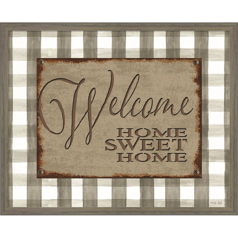 Welcome Home Sweet Home by Cindy Jacobs, Framed Art
