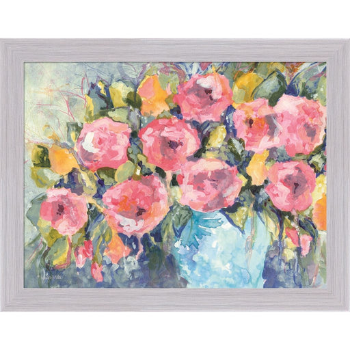 Cheerful Bouquet by Jennifer Holden, Framed Art
