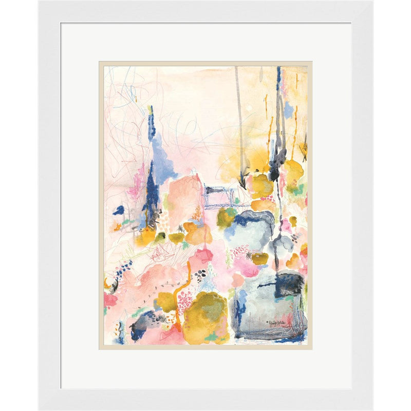 Spring Abstract by Jennifer Holden, Framed Art