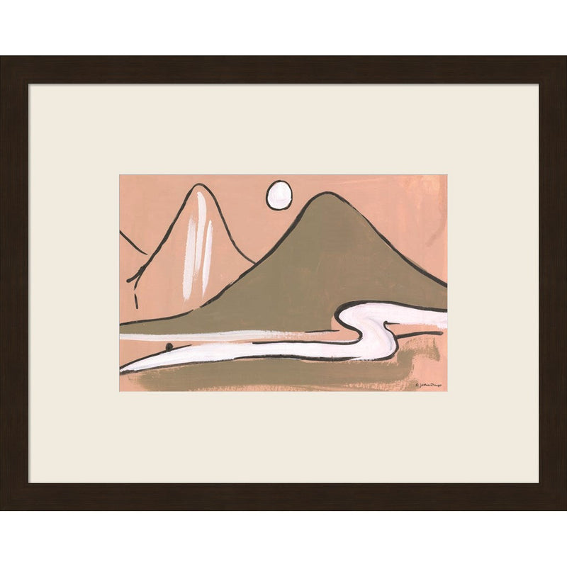 Simple Mountain by Jessica Mingo, Framed Art