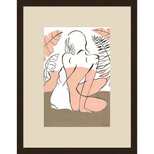 Lady in the Palms by Jessica Mingo, Framed Art