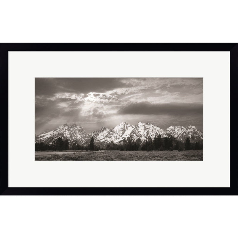Sunlight on the Tetons by Lori Deiter, Framed Art