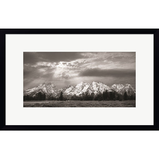 Sunlight on the Tetons by Lori Deiter, Framed Art