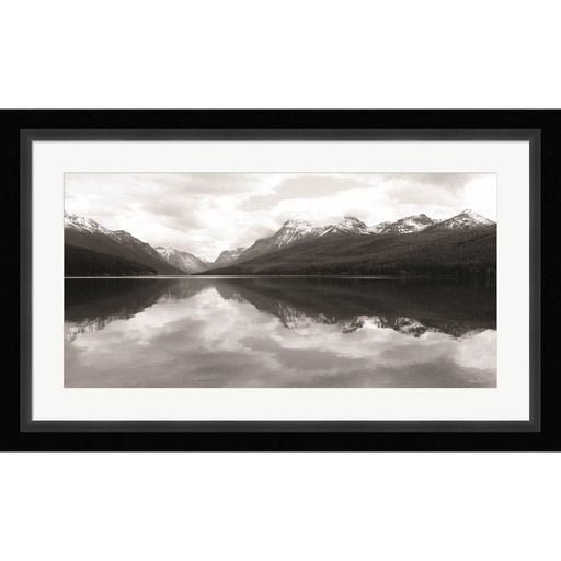 Bowman Lake Reflections by Lori Deiter, Framed Art
