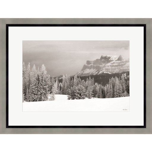 Snowy Lava Mountain by Lori Deiter, Framed Art
