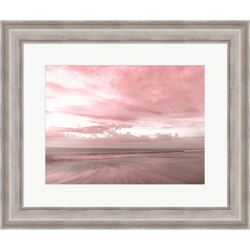Pink Beach Emotions by Lori Deiter, Framed Art