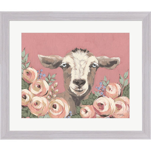Goat in the Garden by Michele Norman, Framed Art