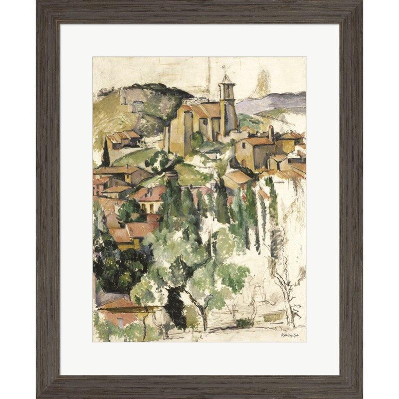 Hillside Town I by Stellar Design Studio, Framed Art