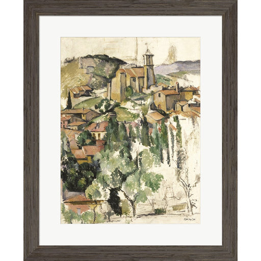 Hillside Town I by Stellar Design Studio, Framed Art