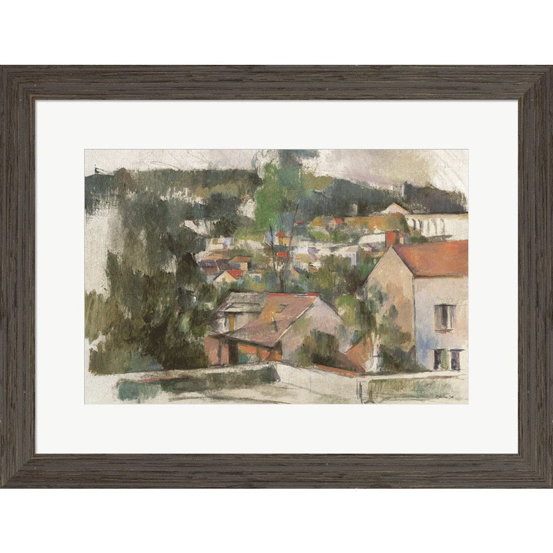 Hillside Town II by Stellar Design Studio, Framed Art