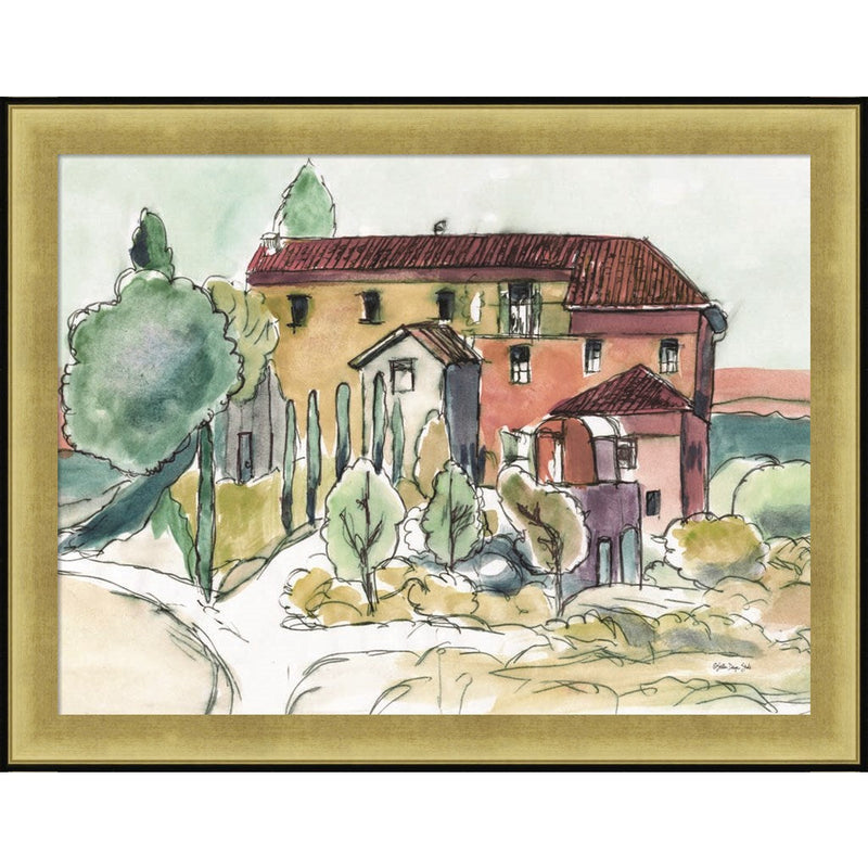 Tuscan Farmhouse by Stellar Design Studio, Framed Art