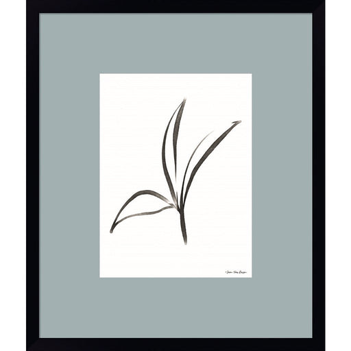 Black Botanical Watercolor by Seven Trees Design, Framed Art