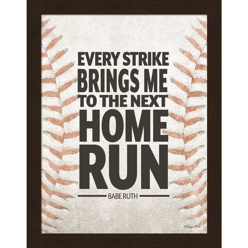 Home Run by Susan Ball, Framed Art