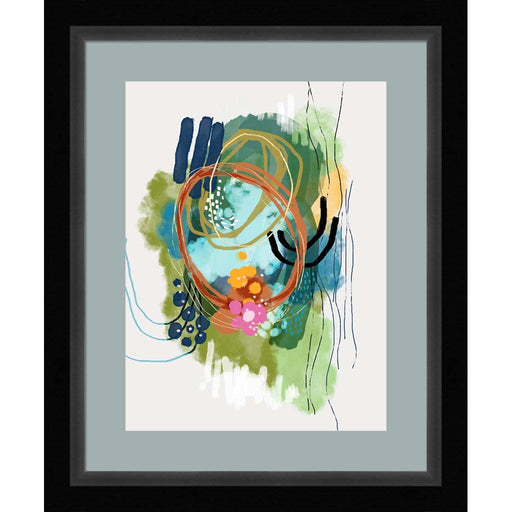 Lilies On The Lake by Ishita Banerjee, Framed Art