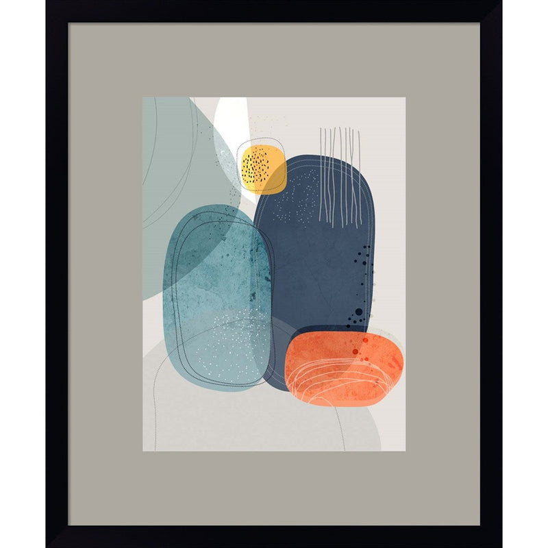 Rocks Duo 01 by Ishita Banerjee, Framed Art