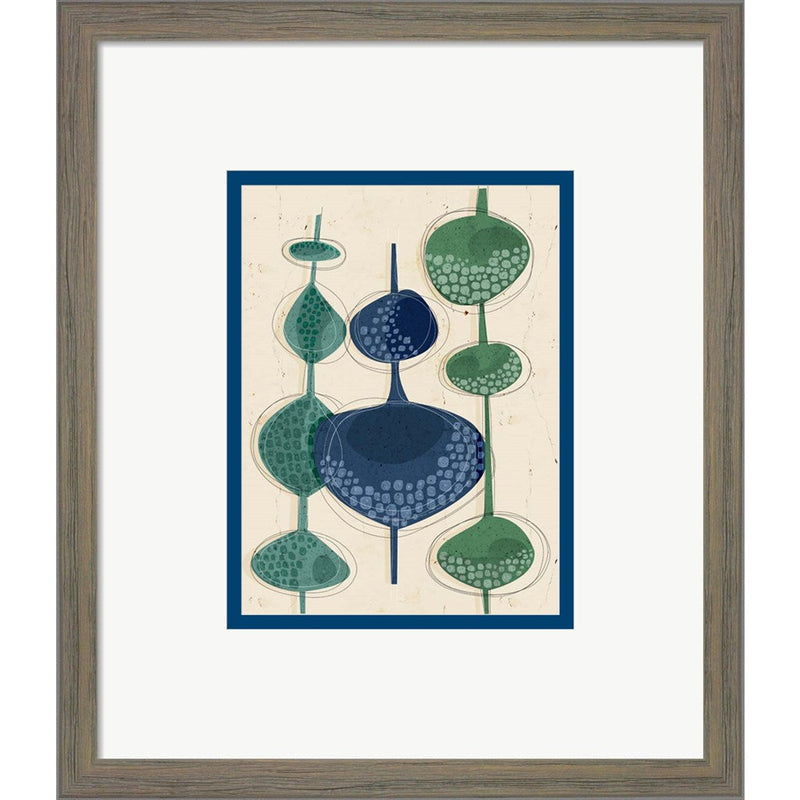 Towering Trees by Ishita Banerjee, Framed Art