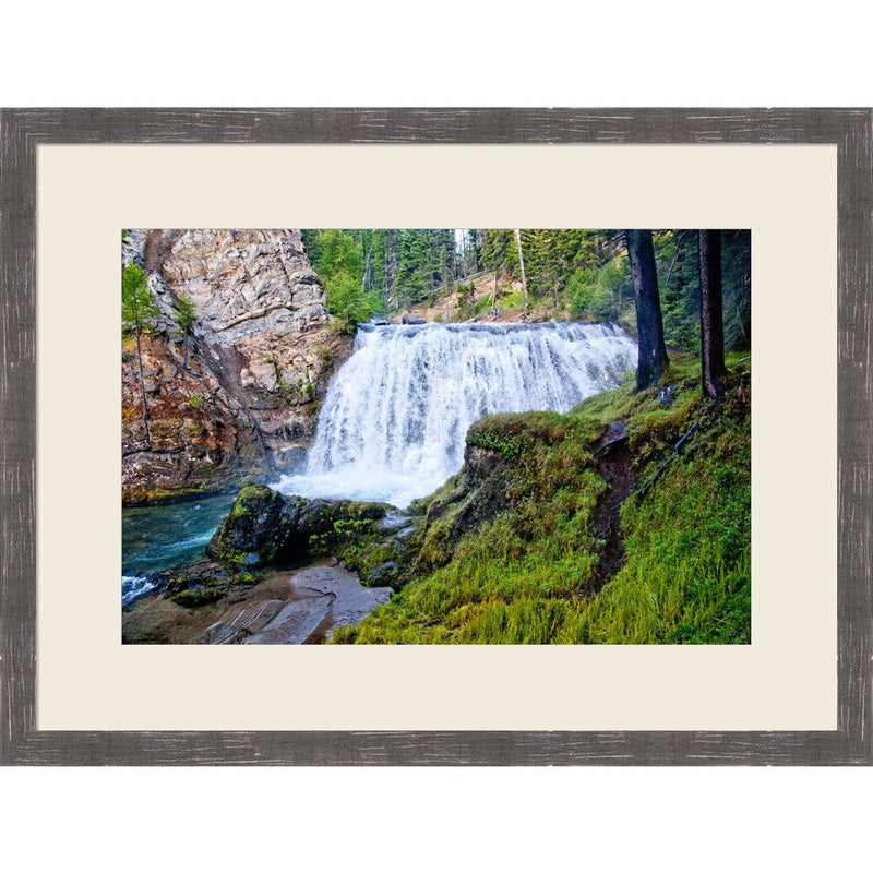 South Fork Falls by Michael Broom, Framed Art