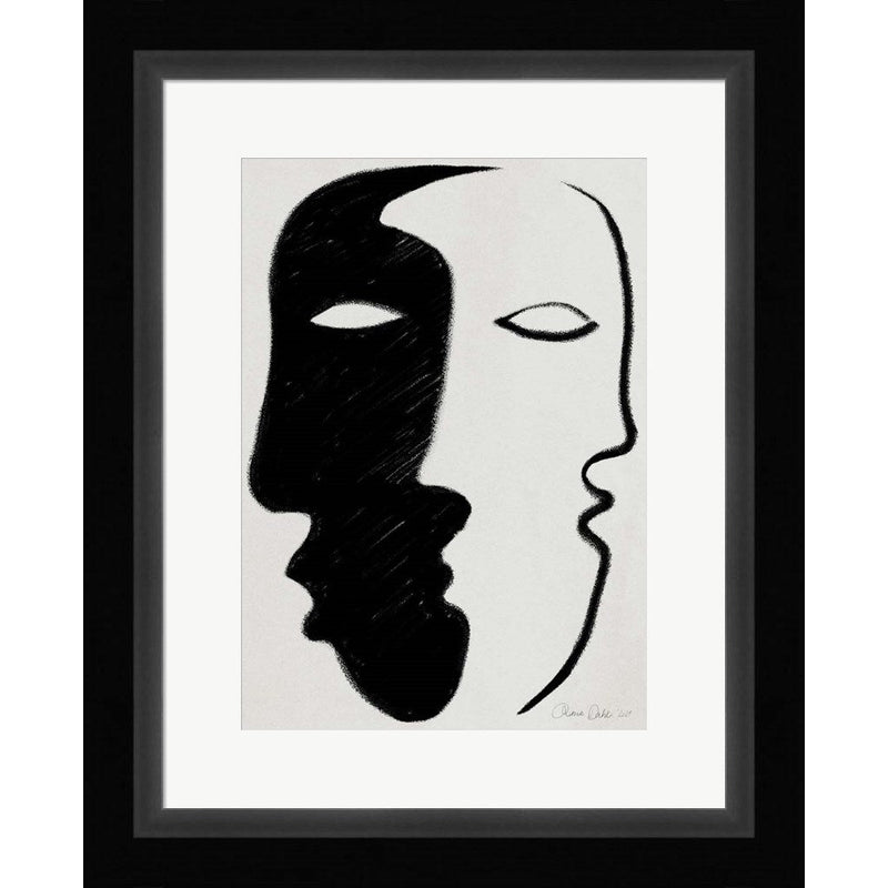 Face to Face by Design Fabrikken, Framed Art