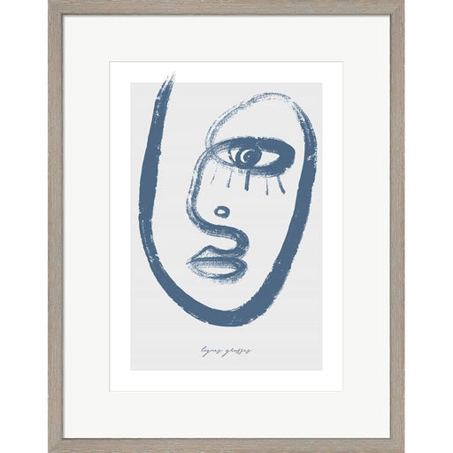 Lignes Grasses 2 by Design Fabrikken, Framed Art