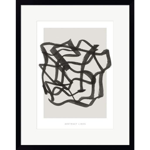Lines 1 by Design Fabrikken, Framed Art
