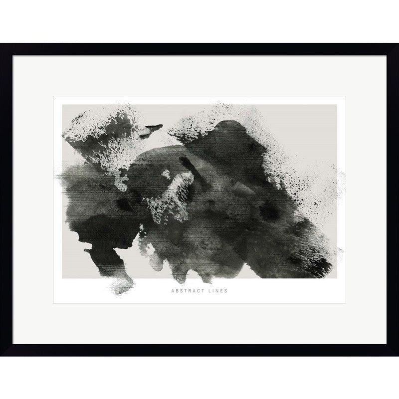 Lines 3 by Design Fabrikken, Framed Art