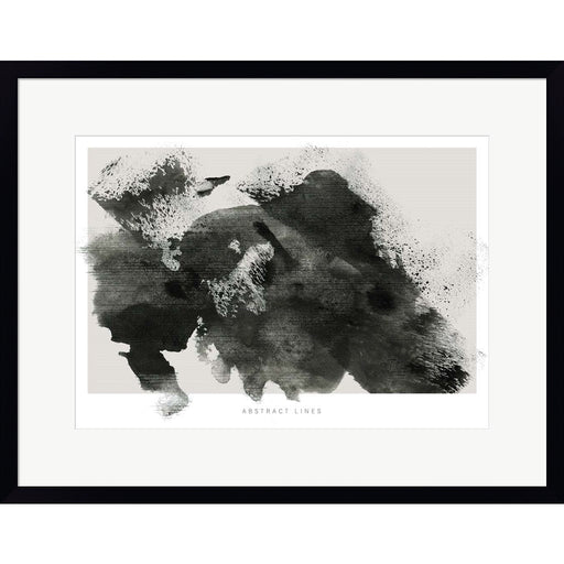 Lines 3 by Design Fabrikken, Framed Art
