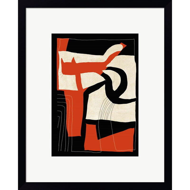 The Loose Cat by Design Fabrikken, Framed Art