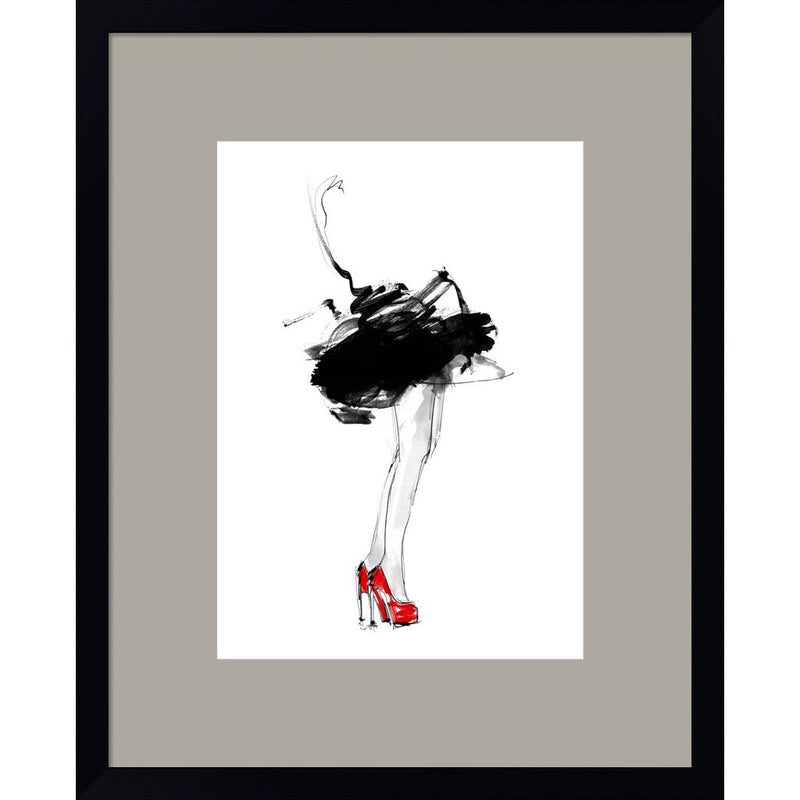 Red Shoes by Lotta Larsdotter, Framed Art