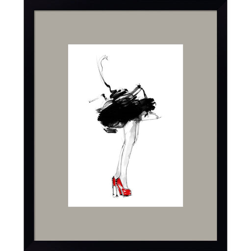 Red Shoes by Lotta Larsdotter, Framed Art