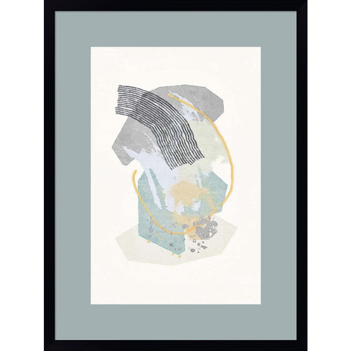 Lichen Rocks No. 1 by Suzanne Nicoll, Framed Art