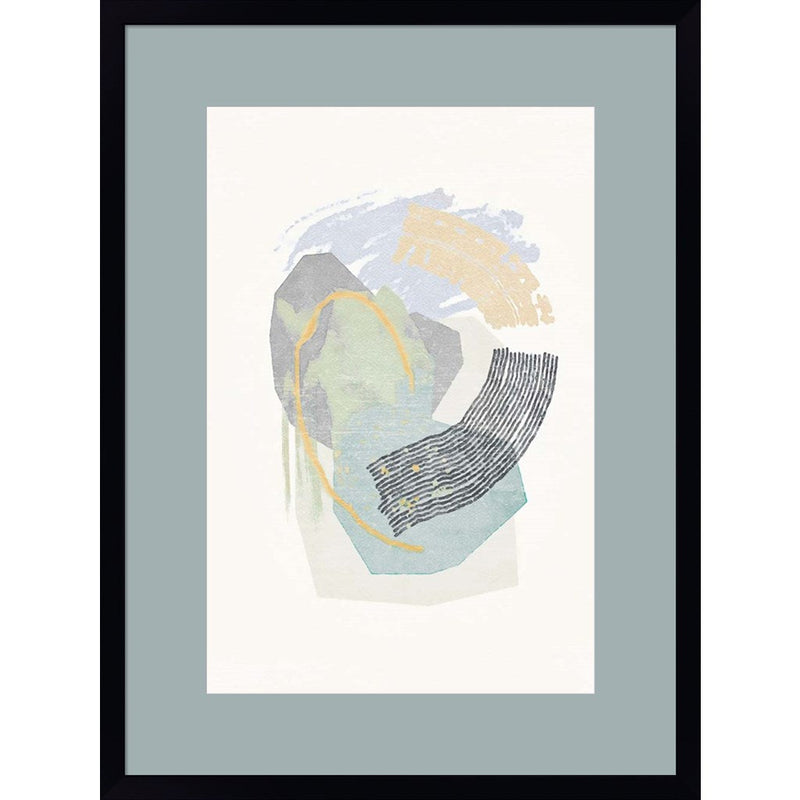Lichen Rocks No. 2 by Suzanne Nicoll, Framed Art