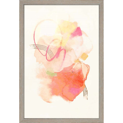 Peachy Keen No. 1 by Suzanne Nicoll, Framed Art