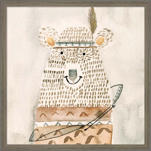 Native Bear by Natalie Timbrook, Framed Art