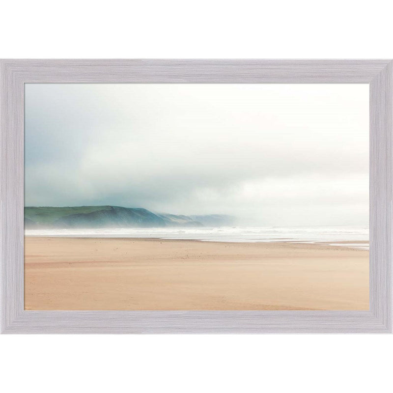 White Oceans 10 by Ian Winstanley, Framed Art