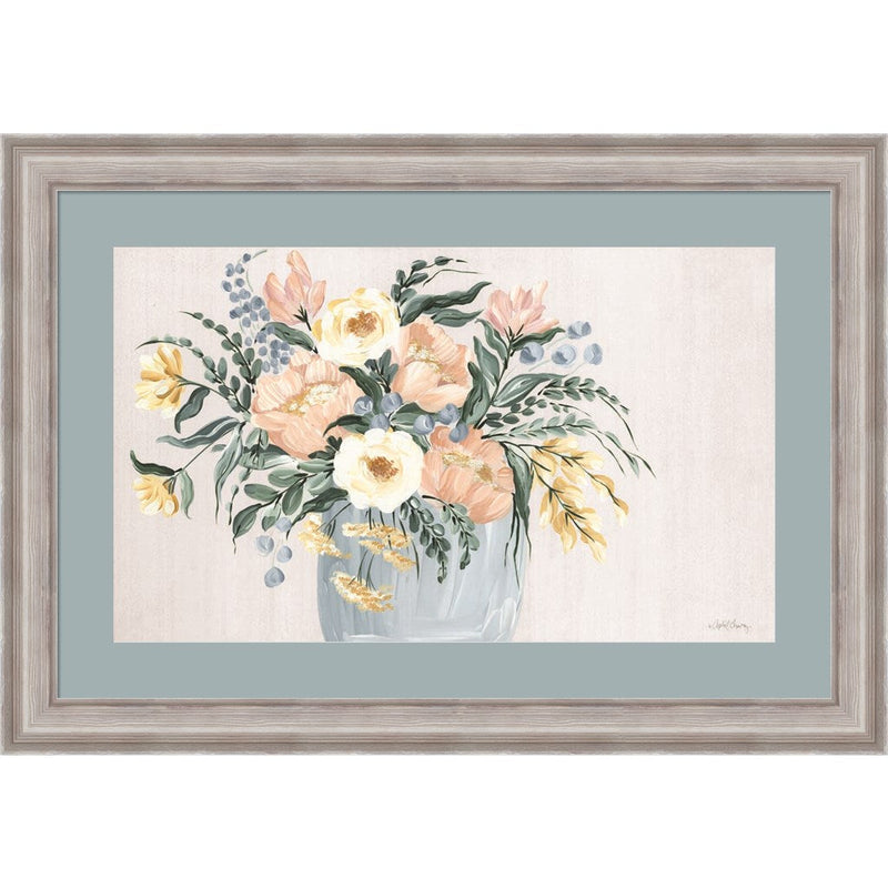 Spring Florals I by April Chavez, Framed Art