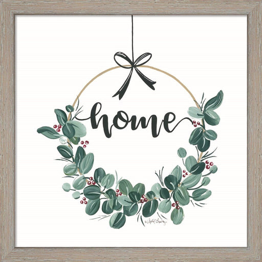 Home Wreath by April Chavez, Framed Art