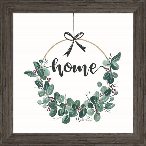 Home Wreath by April Chavez, Framed Art